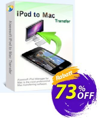 Aiseesoft iPod to Mac Transfer Coupon, discount 40% Aiseesoft. Promotion: 