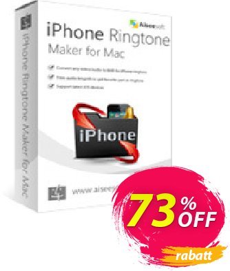 Aiseesoft iPhone Ringtone Maker for Mac Gutschein 40% Aiseesoft Aktion: 40% Off for All Products of Aiseesoft