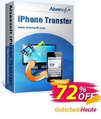 Aiseesoft iPhone Transfer Coupon, discount 40% Aiseesoft. Promotion: 