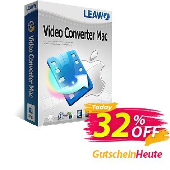 Leawo Video Converter for Mac Lifetime Gutschein Leawo coupon (18764) Aktion: Leawo discount