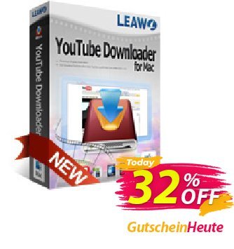 Leawo YouTube Downloader for Mac Lifetime discount coupon Leawo coupon (18764) - Leawo discount