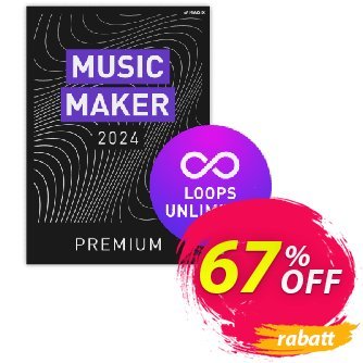 MAGIX Music Maker Premium & Loops Unlimited discount coupon 67% OFF MAGIX Music Maker 2024 Plus Edition, verified - Special promo code of MAGIX Music Maker 2024 Plus Edition, tested & approved