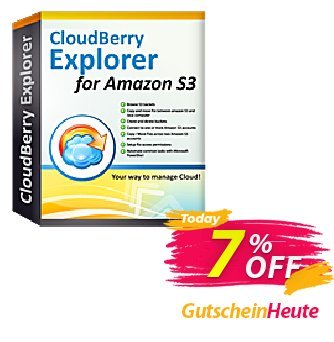 MSP360 Explorer for Amazon S3 NR Gutschein Coupon code Explorer for Amazon S3 NR Aktion: Explorer for Amazon S3 NR offer from BitRecover