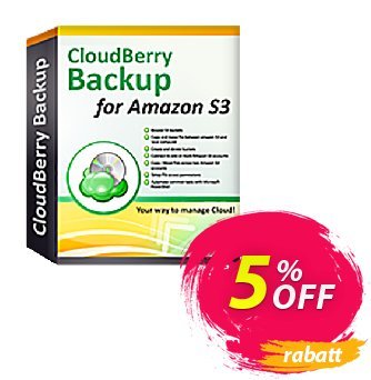 CloudBerry Backup VM Edition (2 sockets included) discount coupon Coupon code CloudBerry Backup VM Edition NR (2 sockets included) - CloudBerry Backup VM Edition NR (2 sockets included) offer from BitRecover