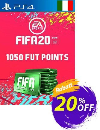 1050 FIFA 20 Ultimate Team Points PS4 (Italy) discount coupon 1050 FIFA 20 Ultimate Team Points PS4 (Italy) Deal - 1050 FIFA 20 Ultimate Team Points PS4 (Italy) Exclusive offer 