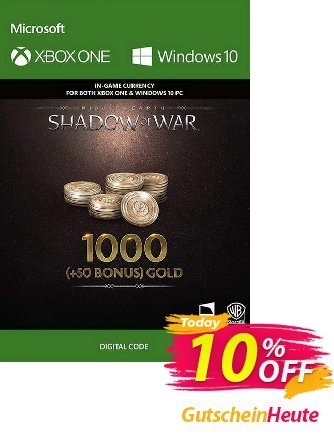 Middle-Earth: Shadow of War - 1050 Gold Xbox One discount coupon Middle-Earth: Shadow of War - 1050 Gold Xbox One Deal - Middle-Earth: Shadow of War - 1050 Gold Xbox One Exclusive offer 
