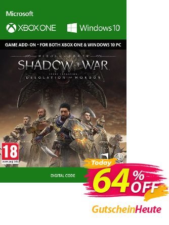 Middle-Earth Shadow of War - The Desolation of Mordor Expansion Xbox One/PC discount coupon Middle-Earth Shadow of War - The Desolation of Mordor Expansion Xbox One/PC Deal - Middle-Earth Shadow of War - The Desolation of Mordor Expansion Xbox One/PC Exclusive Easter Sale offer 