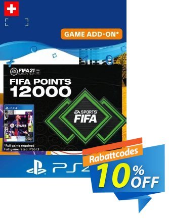FIFA 21 Ultimate Team 12000 Points Pack PS4/PS5 (Switzerland) discount coupon FIFA 21 Ultimate Team 12000 Points Pack PS4/PS5 (Switzerland) Deal 2024 CDkeys - FIFA 21 Ultimate Team 12000 Points Pack PS4/PS5 (Switzerland) Exclusive Sale offer 