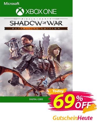 Middle Earth: Shadow of War Definitive Edition Xbox One (US) discount coupon Middle Earth: Shadow of War Definitive Edition Xbox One (US) Deal 2024 CDkeys - Middle Earth: Shadow of War Definitive Edition Xbox One (US) Exclusive Sale offer 