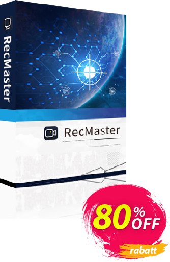 RecMaster Lifetime License (2 PCs)Rabatt 72% OFF RecMaster Lifetime Feb 2024