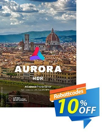 Aurora HDR Gutschein 10% OFF Aurora HDR Jan 2024 Aktion: Imposing discount code of Aurora HDR, tested in January 2024