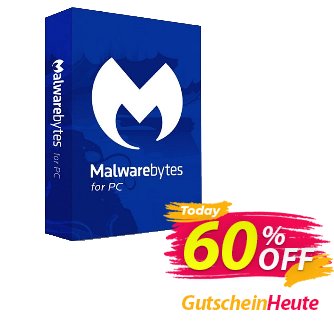 Malwarebytes Standard - 5 Devices  Gutschein 60% OFF Malwarebytes Premium (5 Devices), verified Aktion: Stunning discount code of Malwarebytes Premium (5 Devices), tested & approved
