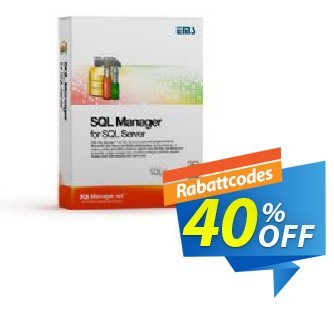 EMS SQL Manager for SQL Server (Business) + 1 Year Maintenance Coupon, discount Coupon code EMS SQL Manager for SQL Server (Business) + 1 Year Maintenance. Promotion: EMS SQL Manager for SQL Server (Business) + 1 Year Maintenance Exclusive offer 