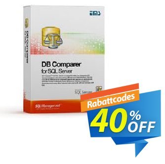EMS DB Comparer for SQL Server (Business) + 1 Year Maintenance Coupon, discount Coupon code EMS DB Comparer for SQL Server (Business) + 1 Year Maintenance. Promotion: EMS DB Comparer for SQL Server (Business) + 1 Year Maintenance Exclusive offer 