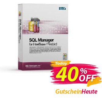 EMS SQL Manager for InterBase/Firebird (Business) + 1 Year Maintenance Coupon, discount Coupon code EMS SQL Manager for InterBase/Firebird (Business) + 1 Year Maintenance. Promotion: EMS SQL Manager for InterBase/Firebird (Business) + 1 Year Maintenance Exclusive offer 