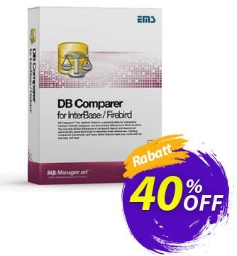 EMS DB Comparer for InterBase/Firebird (Business) + 1 Year Maintenance Coupon, discount Coupon code EMS DB Comparer for InterBase/Firebird (Business) + 1 Year Maintenance. Promotion: EMS DB Comparer for InterBase/Firebird (Business) + 1 Year Maintenance Exclusive offer 
