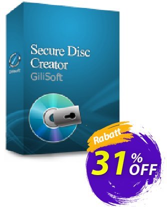 GiliSoft Secure Disc Creator Lifetime Gutschein Gilisoft Secure Disc Creator  - 1 PC / Liftetime free update staggering discounts code 2024 Aktion: 