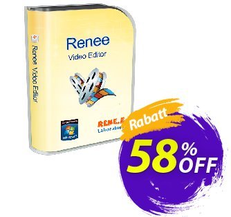 Renee Video Editor (Mac) Coupon, discount 58% OFF Renee Video Editor (Mac) Dec 2024. Promotion: Dreaded offer code of Renee Video Editor (Mac), tested in December 2024