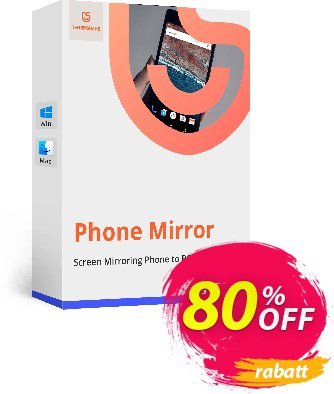 Tenorshare Phone Mirror for MAC (1 Quarter) discount coupon 90% OFF Tenorshare Phone Mirror for MAC, verified - Stunning promo code of Tenorshare Phone Mirror for MAC, tested & approved