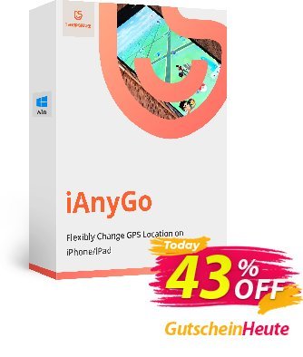 Tenorshare iAnyGo discount coupon 43% OFF Tenorshare iAnyGo, verified - Stunning promo code of Tenorshare iAnyGo, tested & approved