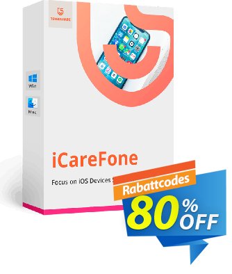 Tenorshare iCareFone for MacPreisnachlass 80% OFF Tenorshare iCareFone for Mac, verified