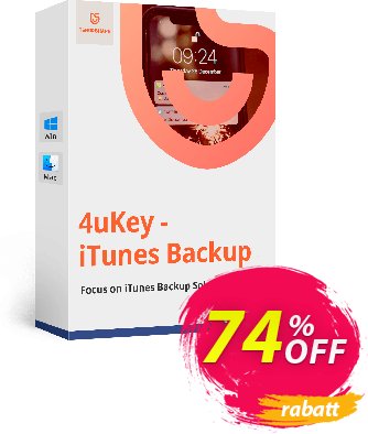 Tenorshare 4uKey iPhone Backup UnlockPreisnachlass 10% Tenorshare 29742