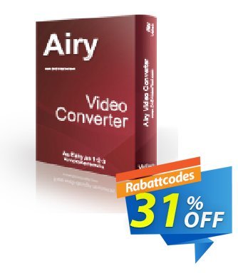 Airy Video Converter discount coupon Airy Video Converter Excellent sales code 2024 - Excellent sales code of Airy Video Converter 2024