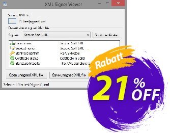 XML Signer - Upgrade and Support Coupon, discount XML Signer - Upgrade and Support Amazing promotions code 2024. Promotion: Amazing promotions code of XML Signer - Upgrade and Support 2024