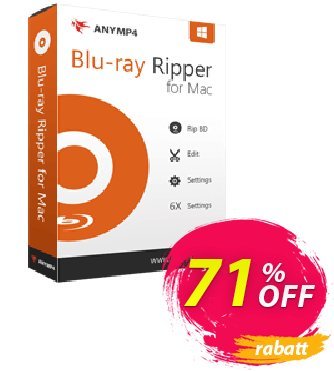 AnyMP4 Blu-ray Ripper for Mac discount coupon AnyMP4 coupon (33555) - 