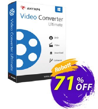 AnyMP4 Video Converter UltimateErmäßigungen AnyMP4 coupon (33555)