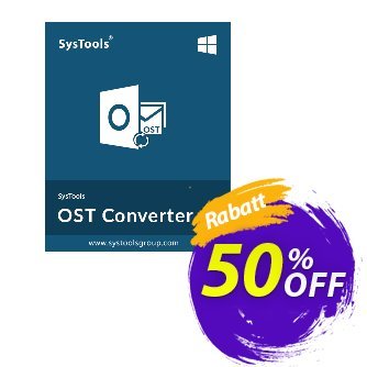 SysTools OST Converter (Technician License) discount coupon 25% OFF SysTools OST Converter (Technician License), verified - Awful sales code of SysTools OST Converter (Technician License), tested & approved
