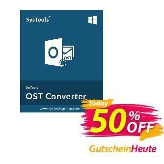 SysTools OST Converter (Corporate License) discount coupon 25% OFF SysTools OST Converter (Corporate License), verified - Awful sales code of SysTools OST Converter (Corporate License), tested & approved