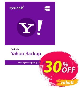 SysTools Yahoo Backup Tool (25 Users) discount coupon SysTools coupon 36906 - 