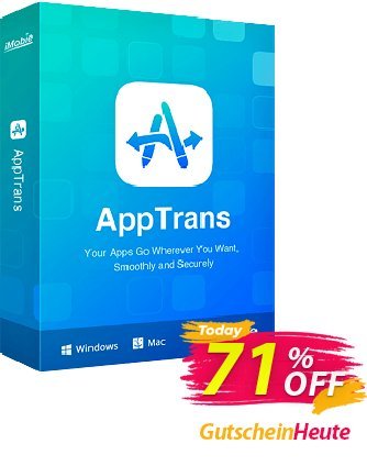 AppTrans Coupon, discount AppTrans for Windows dreaded promotions code 2024. Promotion: 30OFF Coupon Imobie