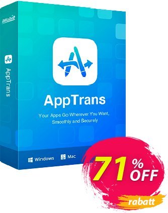 AppTrans for Mac Coupon, discount AppTrans for Mac impressive offer code 2024. Promotion: 30OFF Coupon Imobie