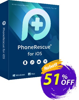 PhoneRescue for iOS Windows (1 year License)Nachlass Coupon Imobie promotion 2 (39968)