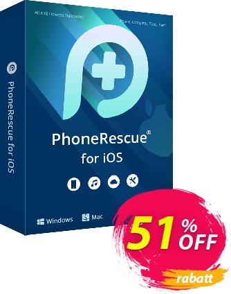 PhoneRescue for iOS Gutschein 51% OFF PhoneRescue for iOS, verified Aktion: Super discount code of PhoneRescue for iOS, tested & approved