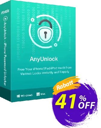 AnyUnlock - Bypass Activation Lock - 3-Month Plan  Gutschein 40% OFF AnyUnlock - Bypass Activation Lock (3-Month Plan), verified Aktion: Super discount code of AnyUnlock - Bypass Activation Lock (3-Month Plan), tested & approved