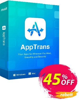 AppTrans for Mac Lifetime Coupon, discount 70% OFF AppTrans for Windows Lifetime, verified. Promotion: Super discount code of AppTrans for Windows Lifetime, tested & approved