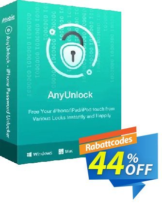 AnyUnlock - Remove SIM Lock - 3-Month discount coupon AnyUnlock for Windows - Remove SIM Lock - 3-Month Subscription/1 Device Wondrous discount code 2024 - Wondrous discount code of AnyUnlock for Windows - Remove SIM Lock - 3-Month Subscription/1 Device 2024