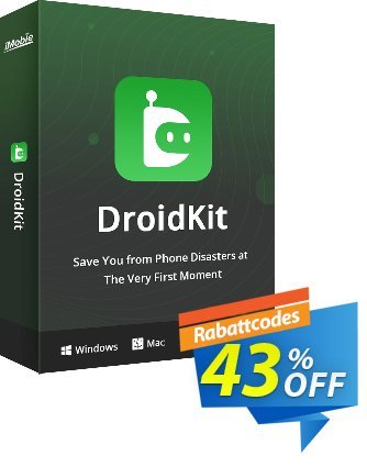 DroidKit - System Cleaner - One-Time Purchase/5 Devices Coupon, discount DroidKit for Windows - System Cleaner - One-Time Purchase/5 Devices Stunning discounts code 2024. Promotion: Stunning discounts code of DroidKit for Windows - System Cleaner - One-Time Purchase/5 Devices 2024