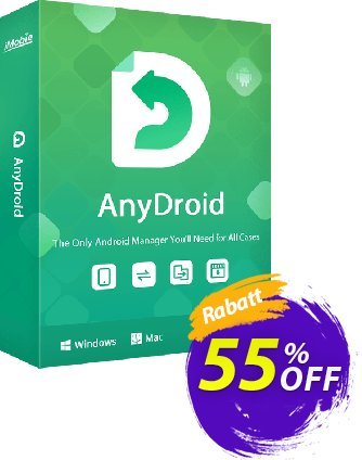 iMobie AnyDroid Lifetime License discount coupon 46% OFF AnyDroid Lifetime License, verified - Super discount code of AnyDroid Lifetime License, tested & approved