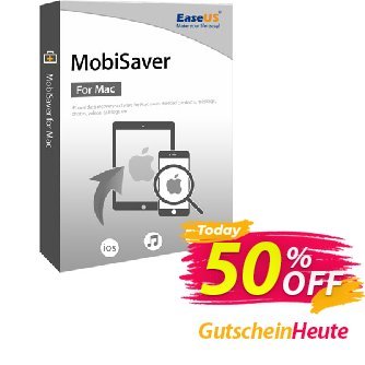 EaseUS MobiSaver for Mac For Business Coupon, discount World Backup Day Celebration. Promotion: Wonderful promotions code of EaseUS MobiSaver for Mac For Business, tested & approved