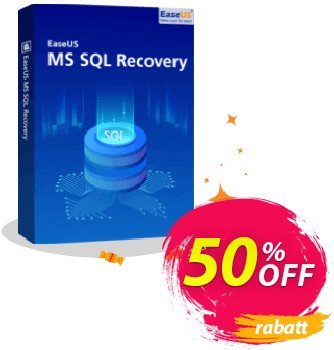 EaseUS MS SQL Recovery (Lifetime) Coupon, discount World Backup Day Celebration. Promotion: Wonderful promotions code of EaseUS MS SQL Recovery (Lifetime), tested & approved