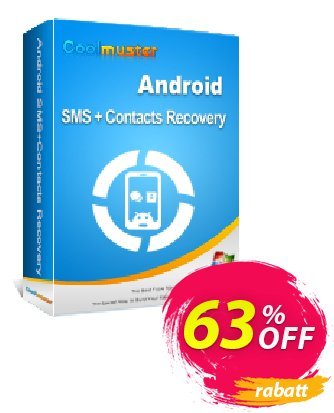 Coolmuster Android SMS + Contacts Recovery 1 Year License discount coupon affiliate discount - 