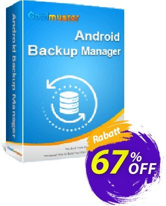 Coolmuster Android Backup Manager - Lifetime License discount coupon 67% OFF Coolmuster Android Backup Manager - Lifetime License, verified - Special discounts code of Coolmuster Android Backup Manager - Lifetime License, tested & approved