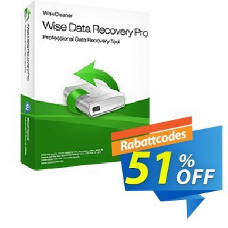 Wise Data Recovery Pro (1 Year / 1 PC) Coupon, discount 50% OFF Wise Data Recovery Pro (1 Year / 1 PC), verified. Promotion: Fearsome discounts code of Wise Data Recovery Pro (1 Year / 1 PC), tested & approved