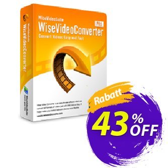 Wise Video Converter Pro Coupon, discount 40% OFF Wise Video Converter Pro, verified. Promotion: Fearsome discounts code of Wise Video Converter Pro, tested & approved