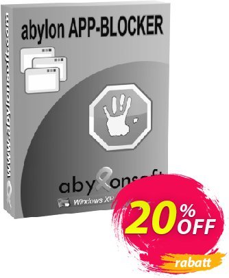 abylon APP-BLOCKER Coupon, discount 20% OFF abylon APP-BLOCKER, verified. Promotion: Big sales code of abylon APP-BLOCKER, tested & approved