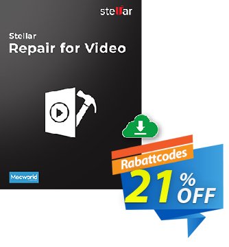 Stellar Repair for Video MAC Coupon, discount 20% OFF Stellar Repair for Video MAC, verified. Promotion: Stirring discount code of Stellar Repair for Video MAC, tested & approved